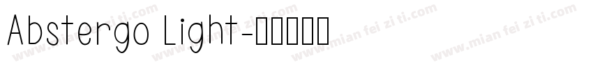 Abstergo Light字体转换